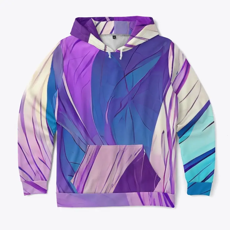 Blue-Violet Pattern Apparel