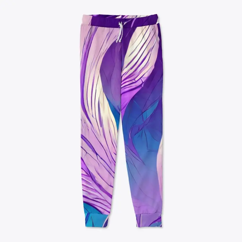 Blue-Violet Pattern Apparel